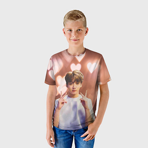 Детская футболка JUNGKOOK BTS / 3D-принт – фото 3