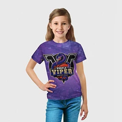 Футболка детская Viper, цвет: 3D-принт — фото 2