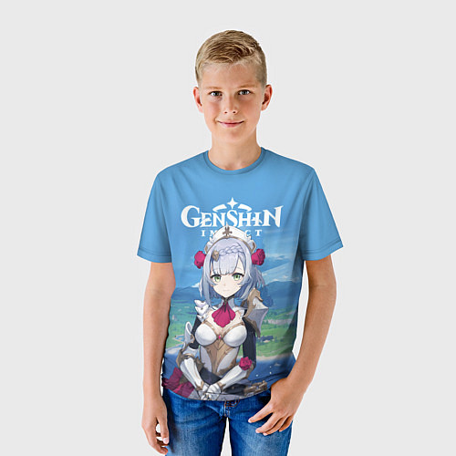 Детская футболка Genshin Impact / 3D-принт – фото 3