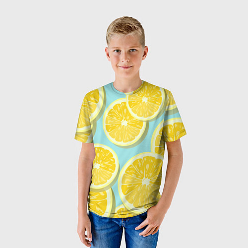 Детская футболка Лимончики / 3D-принт – фото 3