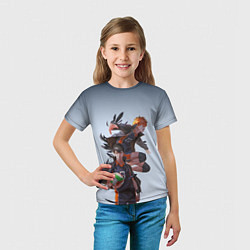 Футболка детская Хината и Тобио, цвет: 3D-принт — фото 2