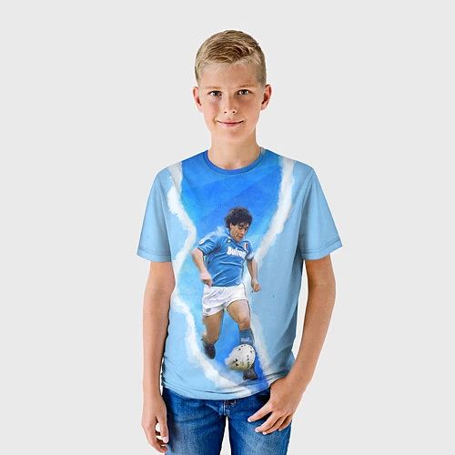 Детская футболка Диего Армандо / 3D-принт – фото 3
