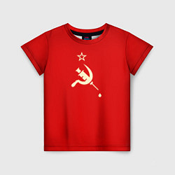 Футболка детская СССР Вакцина, цвет: 3D-принт