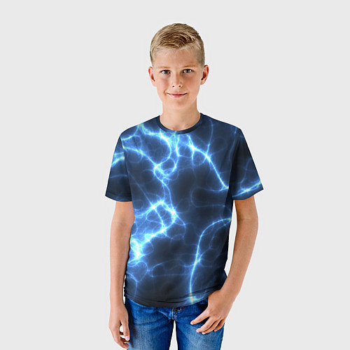 Детская футболка Электро / 3D-принт – фото 3