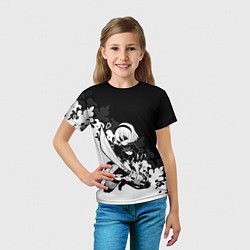 Футболка детская NIER AUTOMATA, цвет: 3D-принт — фото 2