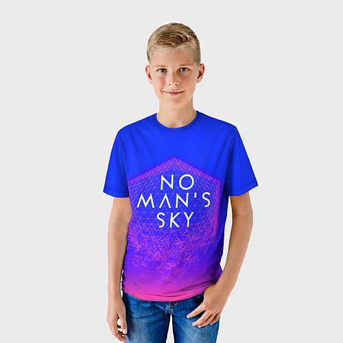 Детская футболка NO MANS SKY / 3D-принт – фото 3