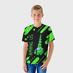 Футболка детская AMONG US - БАШНЯ, цвет: 3D-принт — фото 2