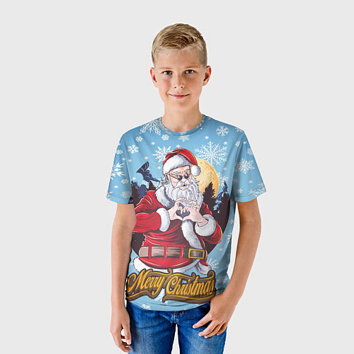 Детская футболка Santa Love / 3D-принт – фото 3