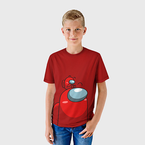 Детская футболка МИМИ АМОНГ АС / 3D-принт – фото 3