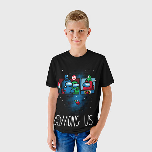 Детская футболка Among Us I Voted / 3D-принт – фото 3
