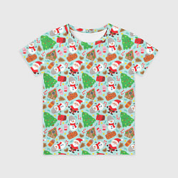 Футболка детская Новый Год, цвет: 3D-принт