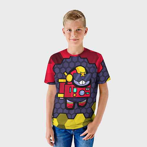 Детская футболка AMONG US - BRAWL STARS SURGE / 3D-принт – фото 3