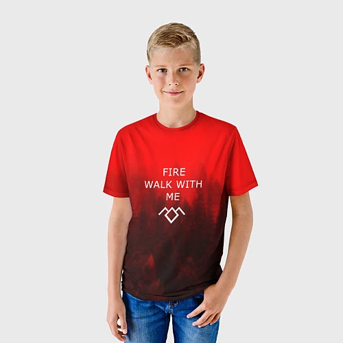 Детская футболка Twin Peaks / 3D-принт – фото 3