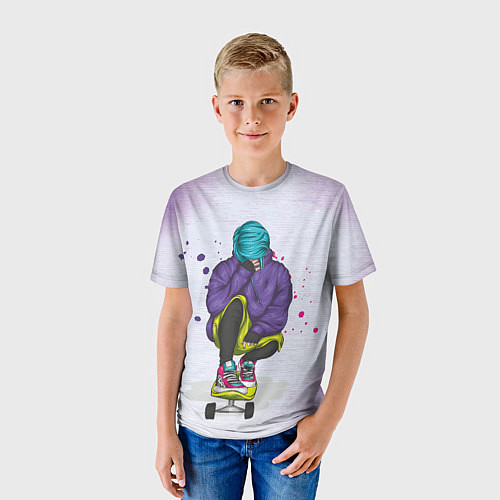 Детская футболка Эмоции / 3D-принт – фото 3
