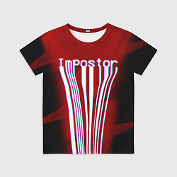 Футболка детская AMONG US - Impostor, цвет: 3D-принт