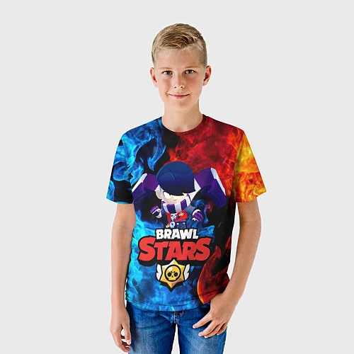 Детская футболка Brawl Stars Эдгар / 3D-принт – фото 3