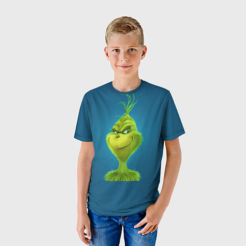 Детская футболка Гринч / 3D-принт – фото 3