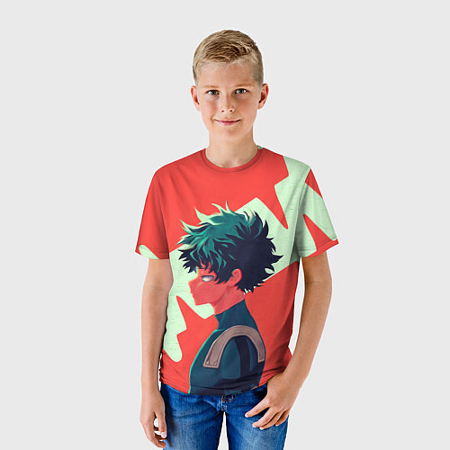Детская футболка Мидория / 3D-принт – фото 3