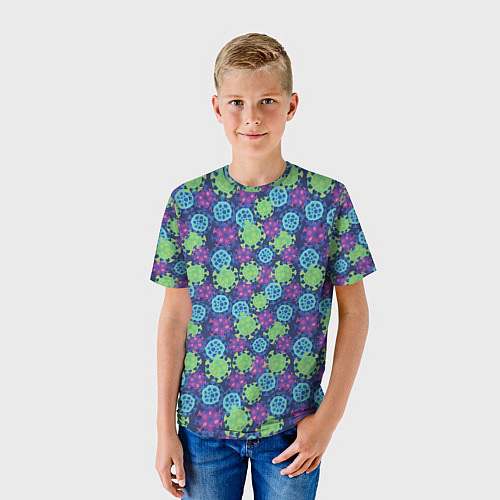 Детская футболка Коронавирус / 3D-принт – фото 3
