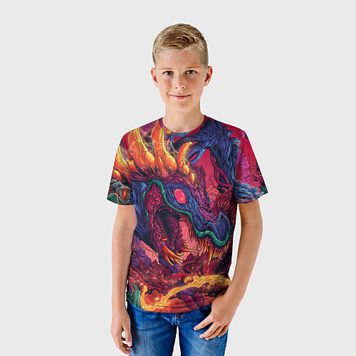 Детская футболка HYPER BEAST / 3D-принт – фото 3