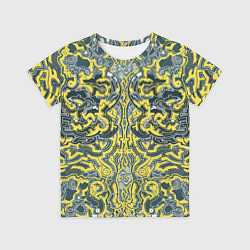 Футболка детская УЗОР , ФУТУРИЗМ,, цвет: 3D-принт