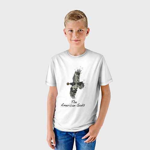 Детская футболка American Gods / 3D-принт – фото 3