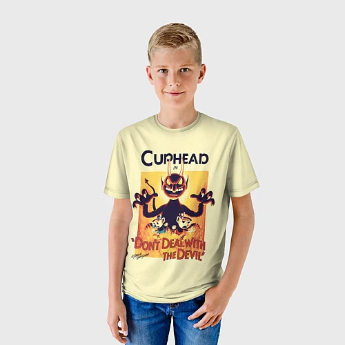 Детская футболка Cuphead / 3D-принт – фото 3