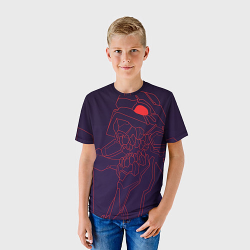 Детская футболка Евангилион / 3D-принт – фото 3