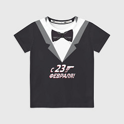 Футболка детская Агент 007, цвет: 3D-принт