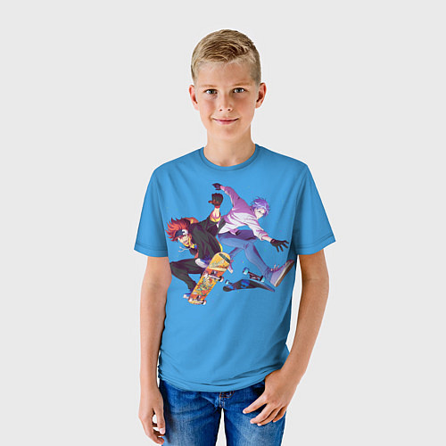 Детская футболка На скейте в бесконечность / 3D-принт – фото 3