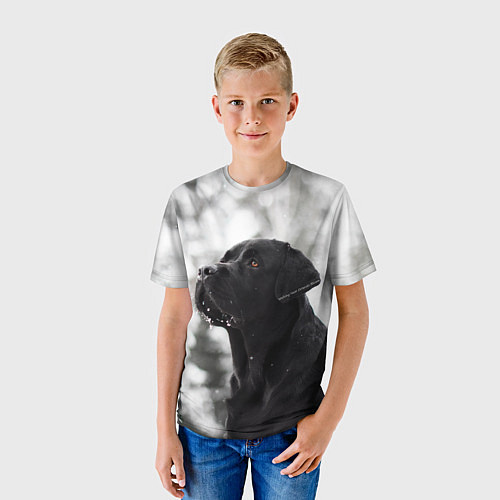 Детская футболка Лабрадор Марк / 3D-принт – фото 3