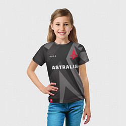 Футболка детская Astralis Jersey Pro 202122, цвет: 3D-принт — фото 2