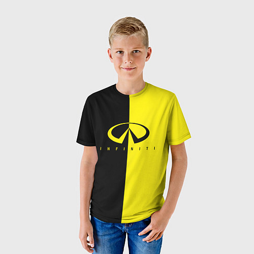 Детская футболка INFINITI logo / 3D-принт – фото 3
