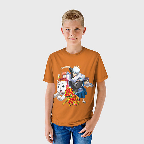 Детская футболка Gintama Гинтама / 3D-принт – фото 3