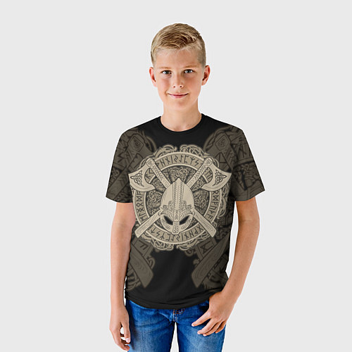 Детская футболка Воин / 3D-принт – фото 3