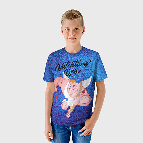 Детская футболка Брутальный купидон / 3D-принт – фото 3