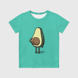 Футболка детская Авокадо, цвет: 3D-принт