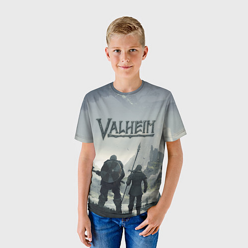 Детская футболка Valheim Валхейм / 3D-принт – фото 3