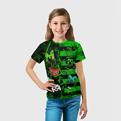 Футболка детская Minecraft Майнкрафт, цвет: 3D-принт — фото 2