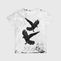Футболка детская Gothic crows, цвет: 3D-принт