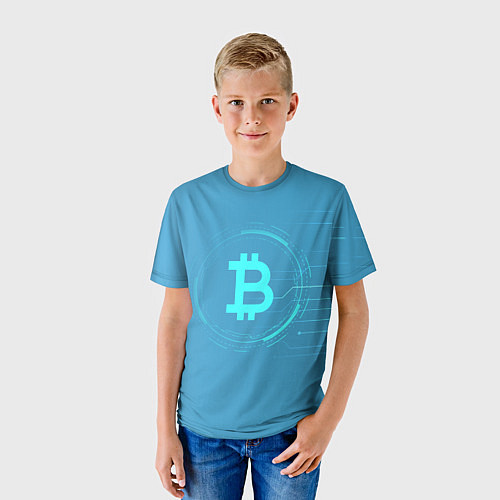 Детская футболка Bitcoin / 3D-принт – фото 3