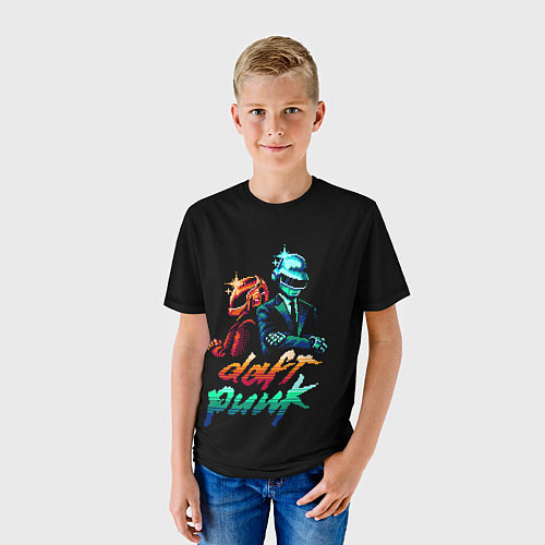 Детская футболка Daft Punk / 3D-принт – фото 3