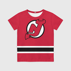 Футболка детская Нью-Джерси Девилз Форма1, цвет: 3D-принт