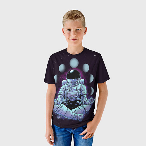 Детская футболка Космическое Расслабление / 3D-принт – фото 3