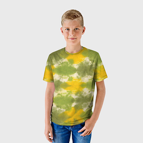 Детская футболка Разводы краски / 3D-принт – фото 3