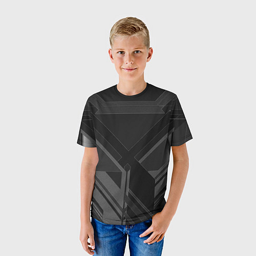 Детская футболка Хромированная Сталь / 3D-принт – фото 3
