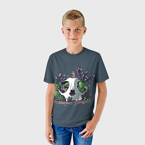 Детская футболка Мыши в черепе / 3D-принт – фото 3
