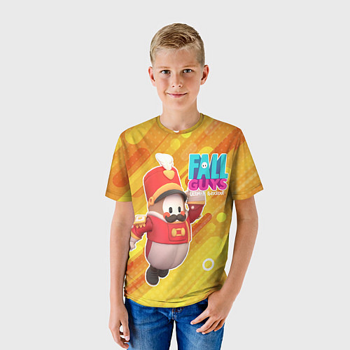 Детская футболка FALL GUYS Щелкунчик / 3D-принт – фото 3