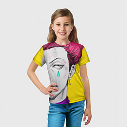 Футболка детская Hunter x Hunter Хисока, цвет: 3D-принт — фото 2