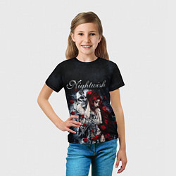 Футболка детская NIGHTWISH, цвет: 3D-принт — фото 2